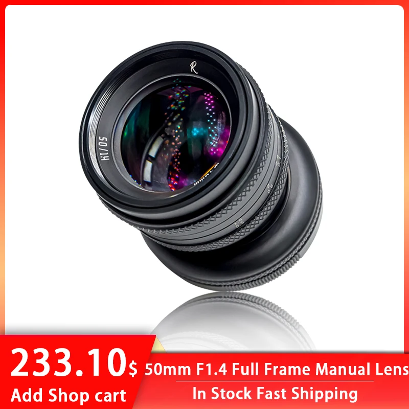 

AstrHori 50mm F1.4 Large Aperture Full Frame Manual 2 in 1Tilt Lens Miniature Model Effect Compatible with Sony E-Mount