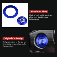 car engine ignition start stop button switch ring accessories sticker covers case for jeep grand cherokee 2014 2021