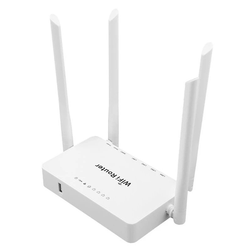 

Wireless Wifi Router For USB 4G Modem With 4 External Antennas 300Mbps 4-LAN USB2.0 Omni II Access Point WE1626