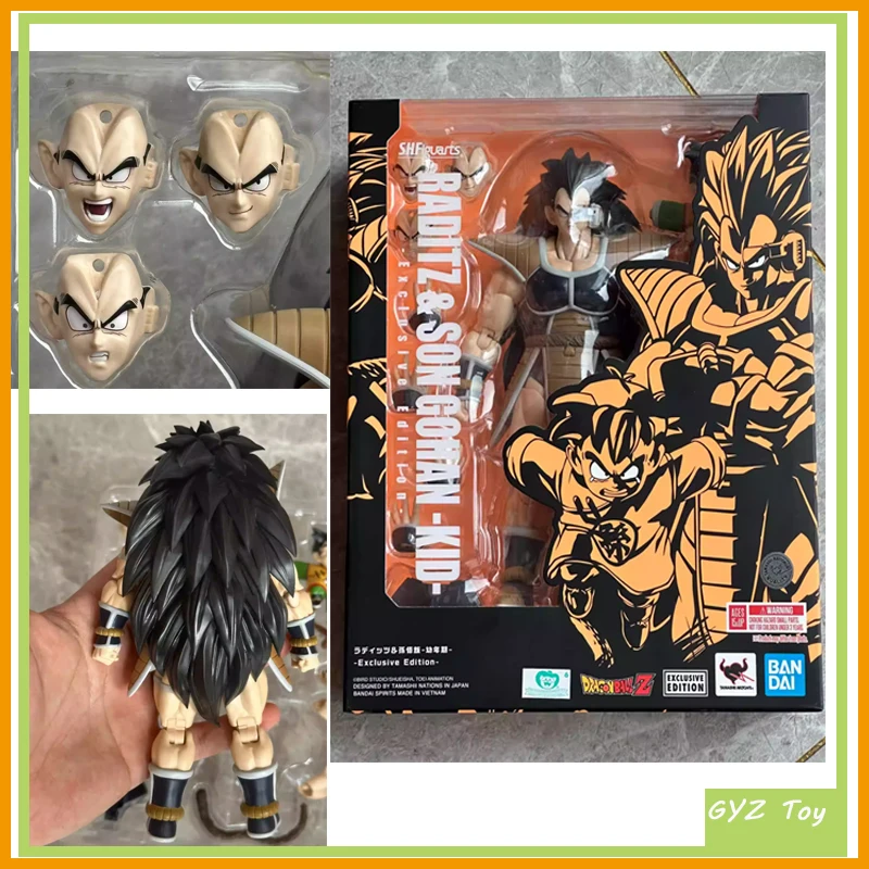 

Bandai S.H.Figuarts Dragon Ball Z Raditz & Son Gohan Kid Exclusive Edition Ver. Pvc Anime Action Figures Model Toy Gift In Stock