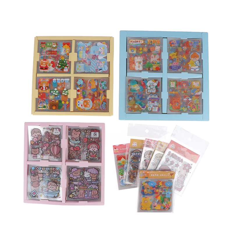 

20 листов, наклейки с мультяшным рисунком для скрапбукинга