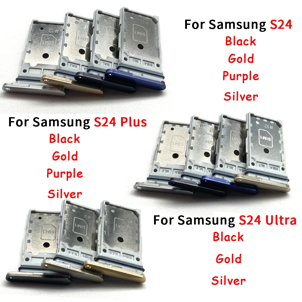 Новинка для Samsung S23 S24 Plus ультратонкий слот двух SIM-карт SD-карта адаптер