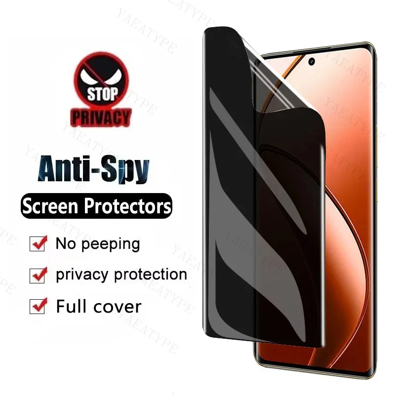 Фото 3 шт. гидрогелевая пленка для конфиденциальности для Xiaomi Poco X6 Pro X5 X3 NFC X4 GT, защитная пленка для экрана F6 F5 F4 F3 M5S M3 M4 №3