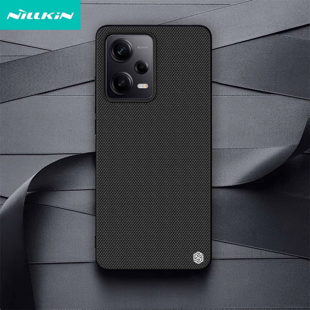

NILLKIN For Xiaomi Redmi Note 12 /12 Pro 5G Case Textured Nylon Fiber Weaving Case Back Cover Bumper For Redmi Note 12 Pro+ Plus