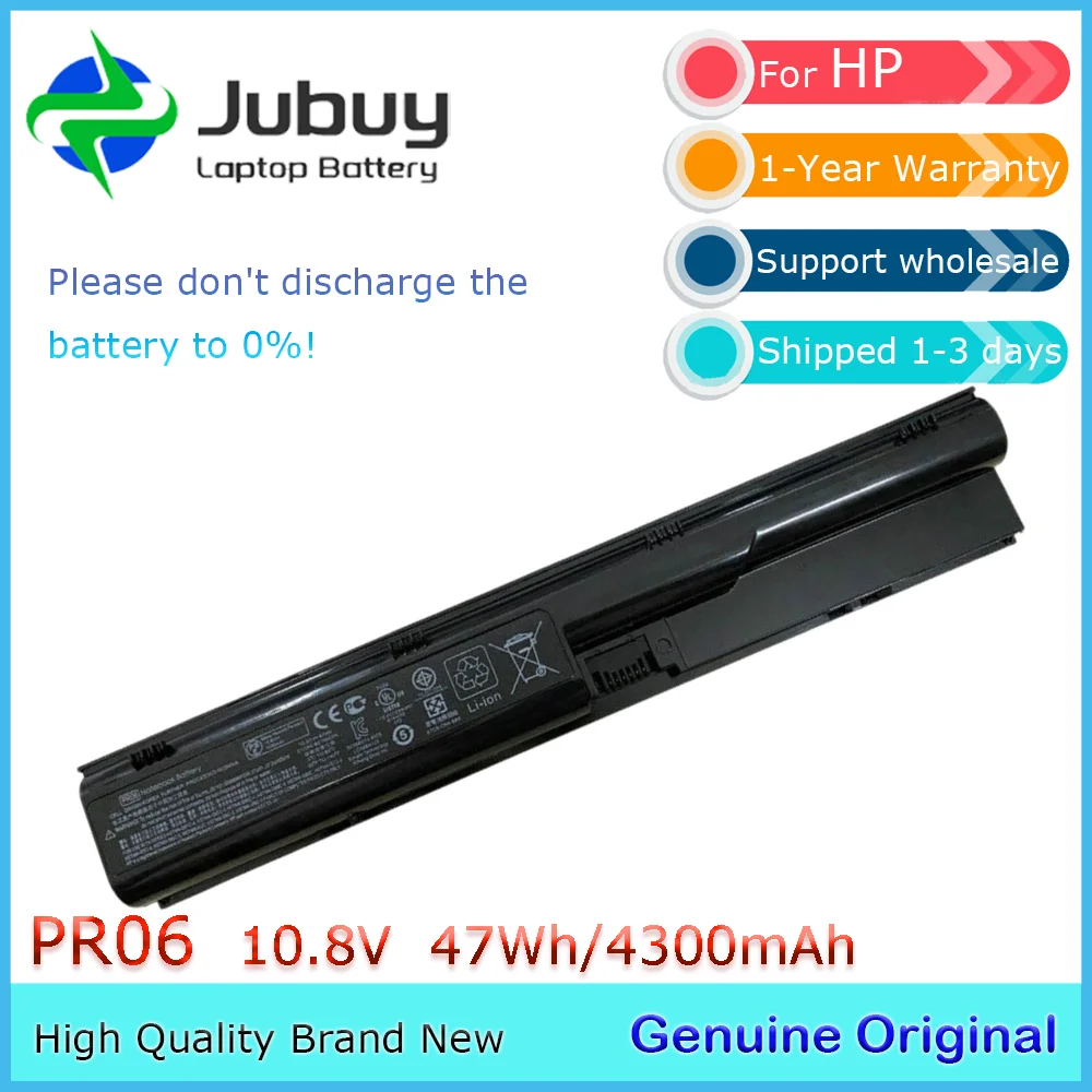 PR06 10 8 В 47 Втч оригинальный аккумулятор для ноутбука HP ProBook 4330s 4331s 4430s 4435s 4436s 4440s 4431s