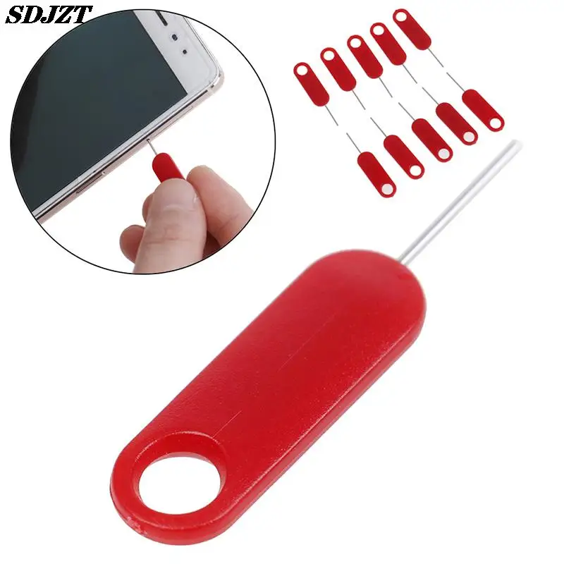 10red лоток для SIM-карты, выдвижной штыревой инструмент из нержавеющей стали, штыревой мобильный телефон для iPhone, iPad, Samsung, Huawei millet