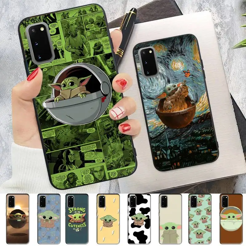 

Disney Baby Yoda Phone Case for Samsung S10 21 20 9 8 plus lite S20 UlTRA 7edge