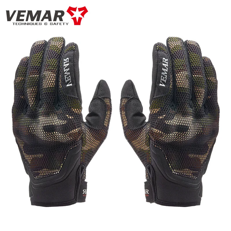 

Vemar Motorcycle Gloves Off Road Anti Fall Breathable Racing Riding Locomotive Military Fans Attack Gloves Male Knight Equipment