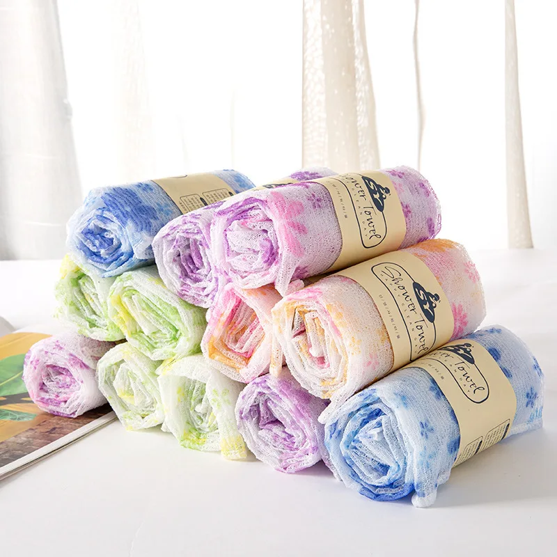 Bath Towel Strip Back Strap Shower Foam Towel Bath Ball