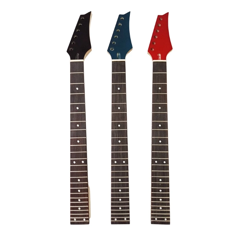 

Electric Guitar Neck Rosewood Stylish DIY Replacement Guitar Neck for Electric Guitar Neck Parts Replace 24 Frets