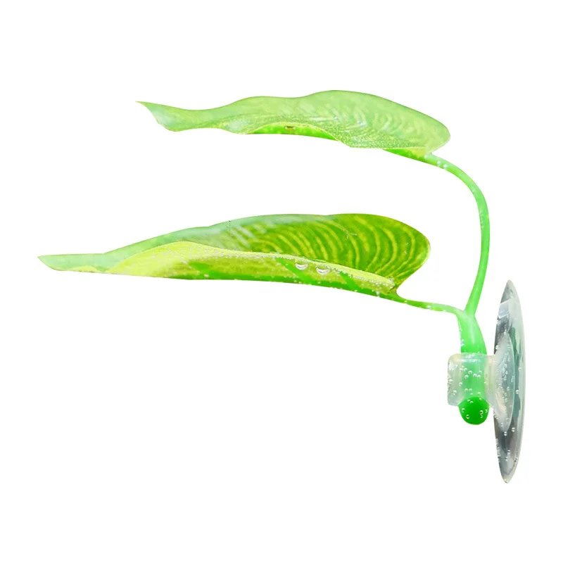 Betta Fish Rest Aquarium Leaf Plants Decoration Spawning Ornamental Plant Betta Fish Play Relax Artificial Hide Leaf Hammock images - 6