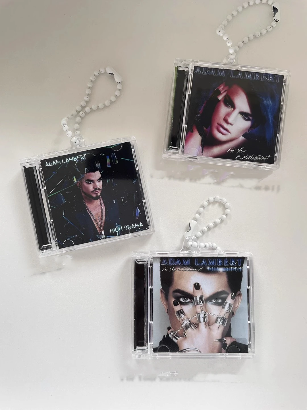 Поп Адам Ламберт МИНИ-музыка CD NFC брелок для ключей с высокой драмой альбом играть