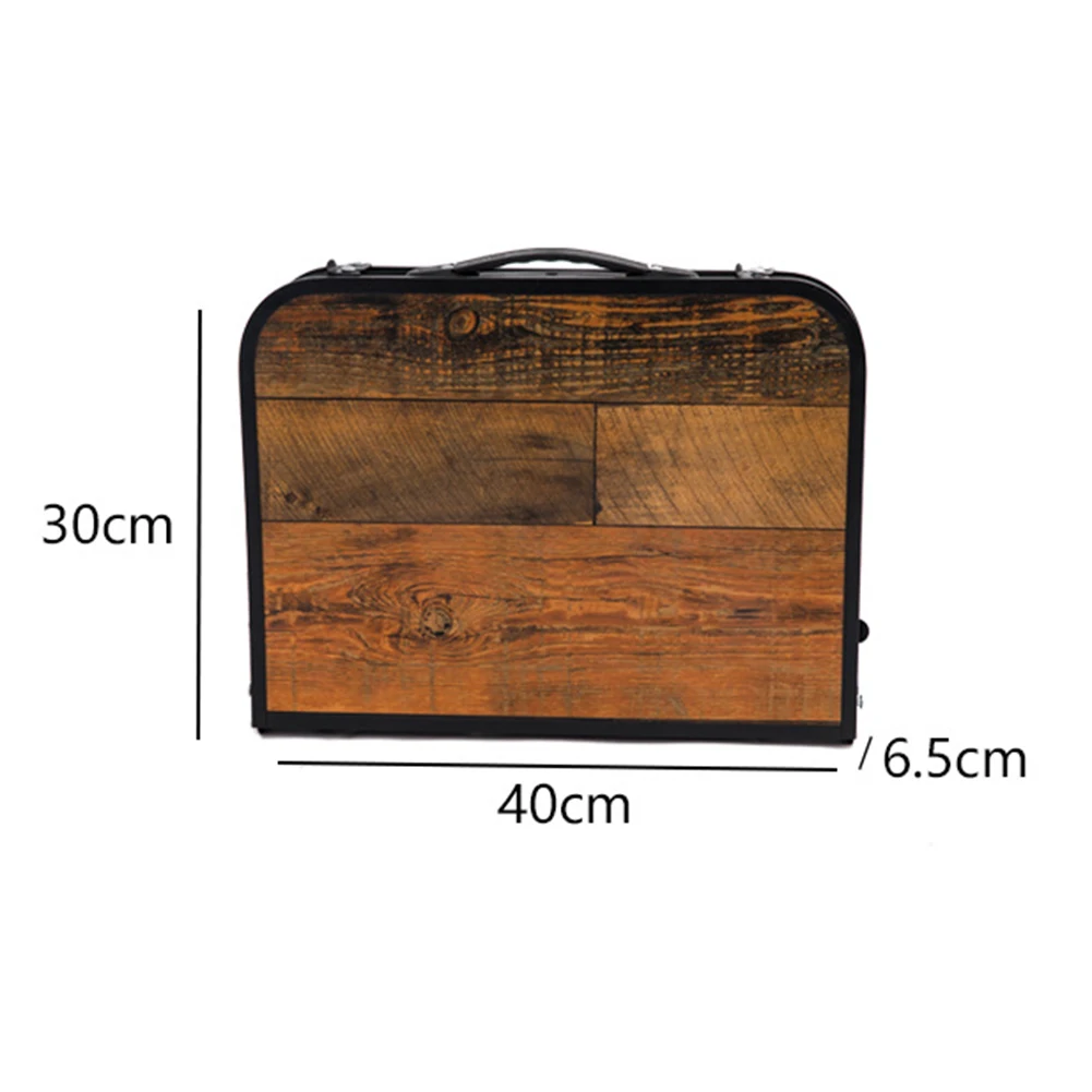 Складной мини-стол для кемпинга уличный Ретро столик отдыха из сплава под