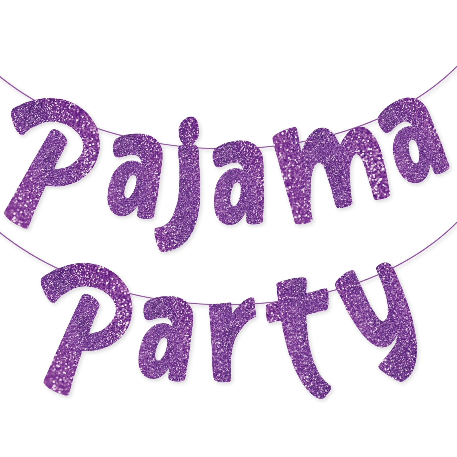 

Фиолетовый блестящий баннер для вечеринки