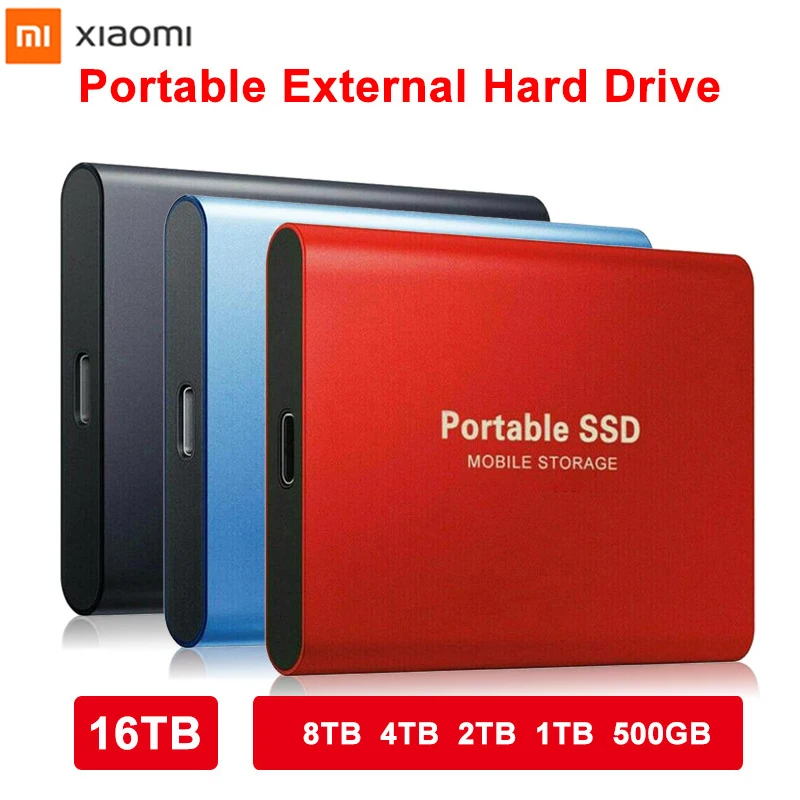 

Type-C USB 3.1 SSD Portable Flash Memory 16TB SSD Hard Drive 500GB 8TB Portable HDD External SSD Hard Drive for Laptop Desktop