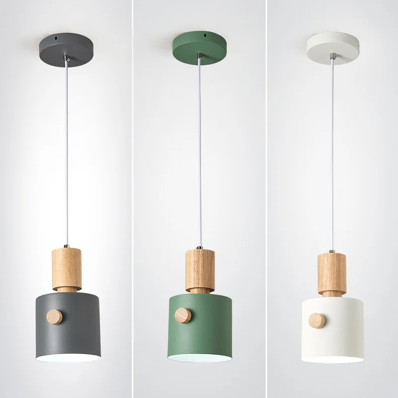 

Penant Lights Colourful Lamp Shade E27 Green Yellow White Japanese Lighting Nordic Lamp Design Pendant Deco Indoor 110v 220v