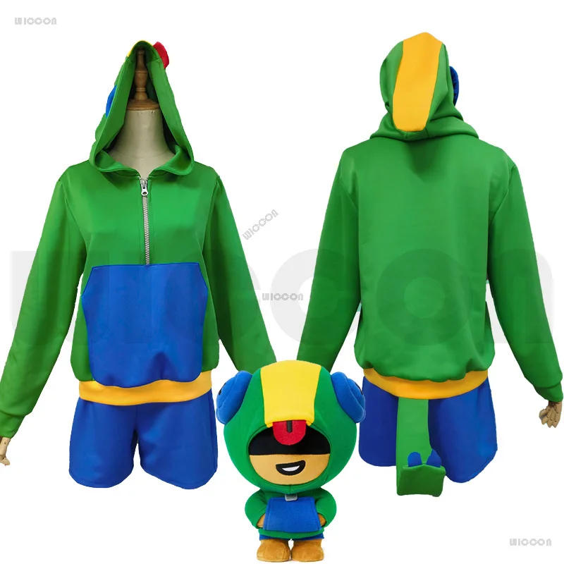 Леон Косплей Легендарные Hoddies Braw Outfit Униформа Старр Аниме Унисекс Топ Шорты