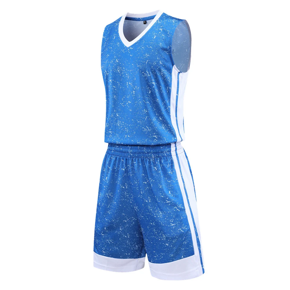 Adult Youth Basketball Set Xs-5Xl Men's Basketball Jersey Set Athletic Clothing Basketball Uniform Training Basketball Set