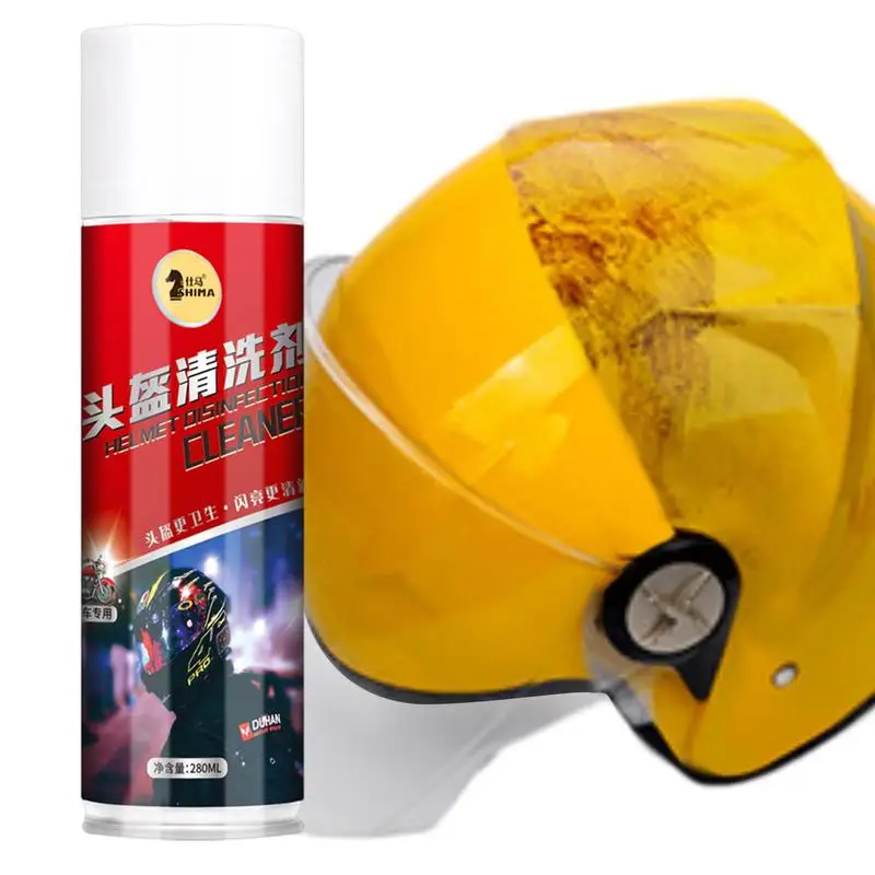 

Multipurpose Foam Cleaner Motorcycle Helmets Deodorizer Foam Cleanser Free Rinse Dry Cleaning Spray For Helmets Gloves Shoes And