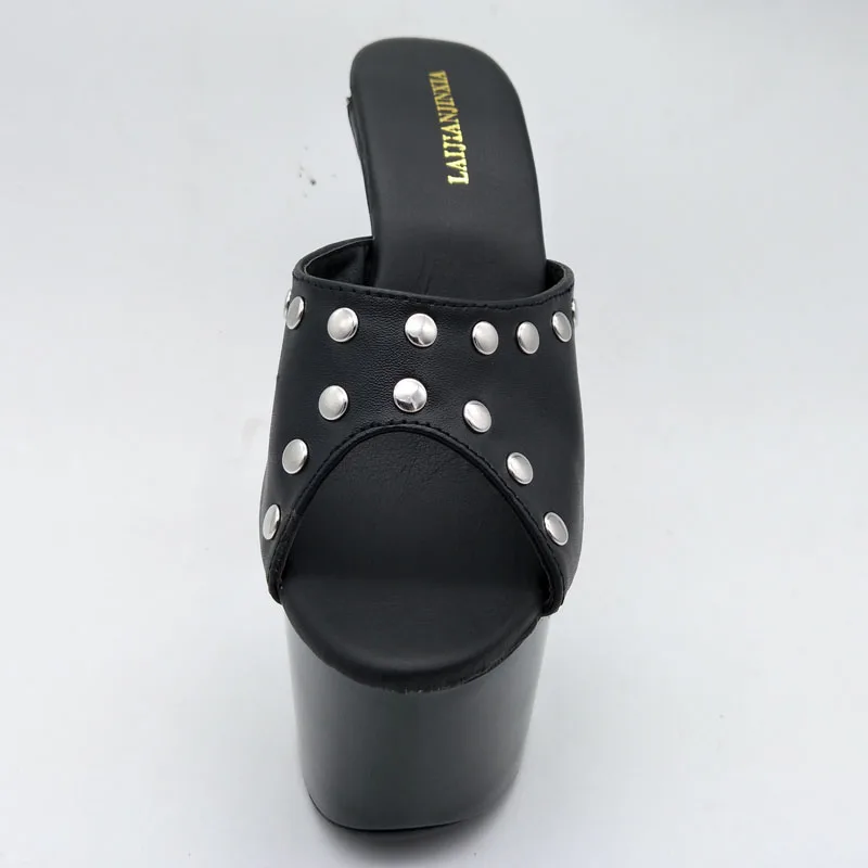 LAIJIANJINXIA/Новые пикантные экзотические туфли из искусственной кожи для танцев на