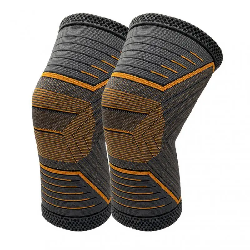 

Knee Safety Pads Sports riding knee protector mountaineering nylon knitting knee protector antiskid warm breathable protector