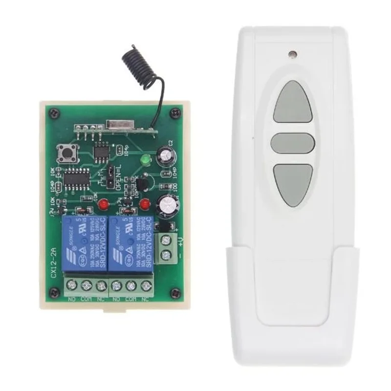 

DC 12V 24V Motor Remote Controller Switch Motor Forward Reverse Up Down , Receiver Transmitter ; 315/433Mhz