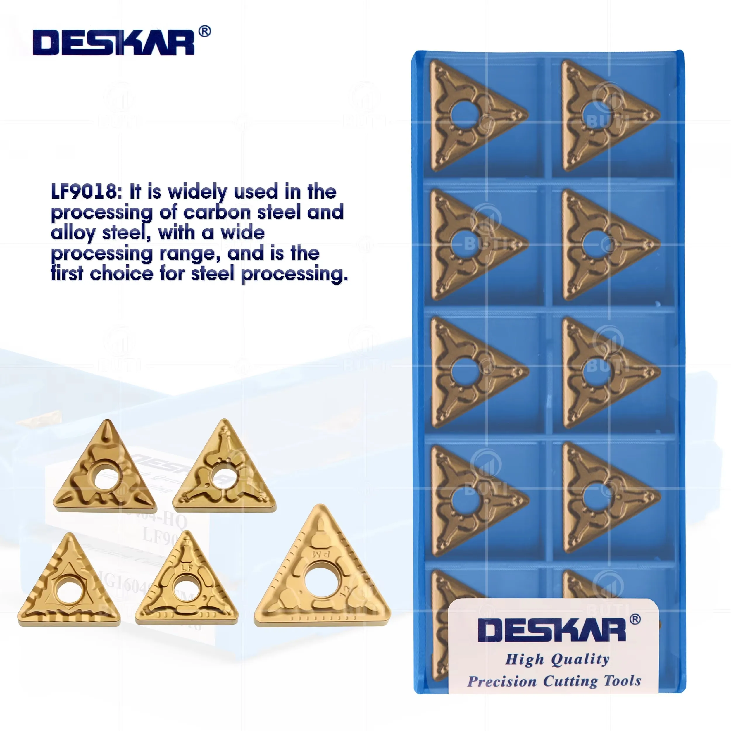 DESKAR 100% оригинальный токарный станок с ЧПУ TNMG 160404 ТНМГ 160408 160412 TM CQ HQ PR CM PM MT R/L-S LF9018