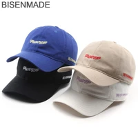 bisenmade baseball cap for men and women vintage talented embroidery snapback hat cotton soft topsummer visors sun cap 2022