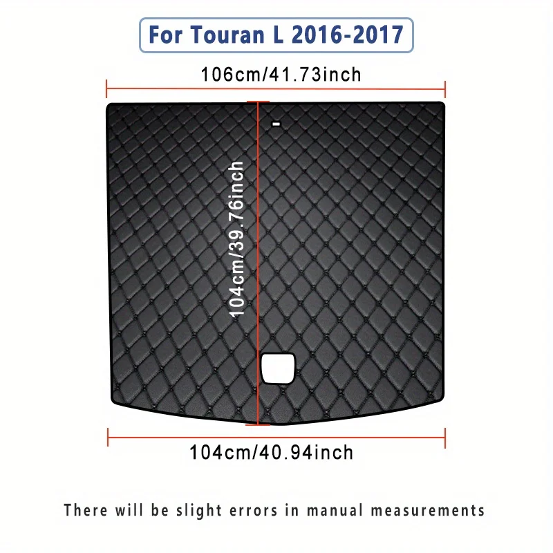 

Коврики в багажник автомобиля для Volkswagen vw Touran 2017 2016 2015 2014 2013 2012 2011 2010 2009 2008 2007 2006 5-местные авточехлы