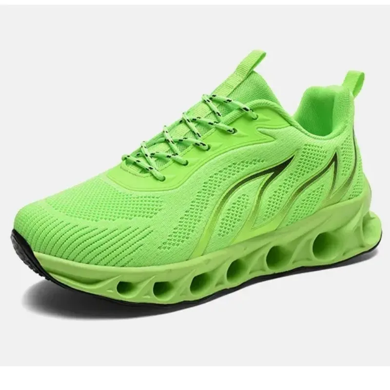

DAFENP Men's Fashion Sneakers Mesh Upper Brand Sport Running Shoes For Men Breathable Sport Shoe Plus Size:39-47
