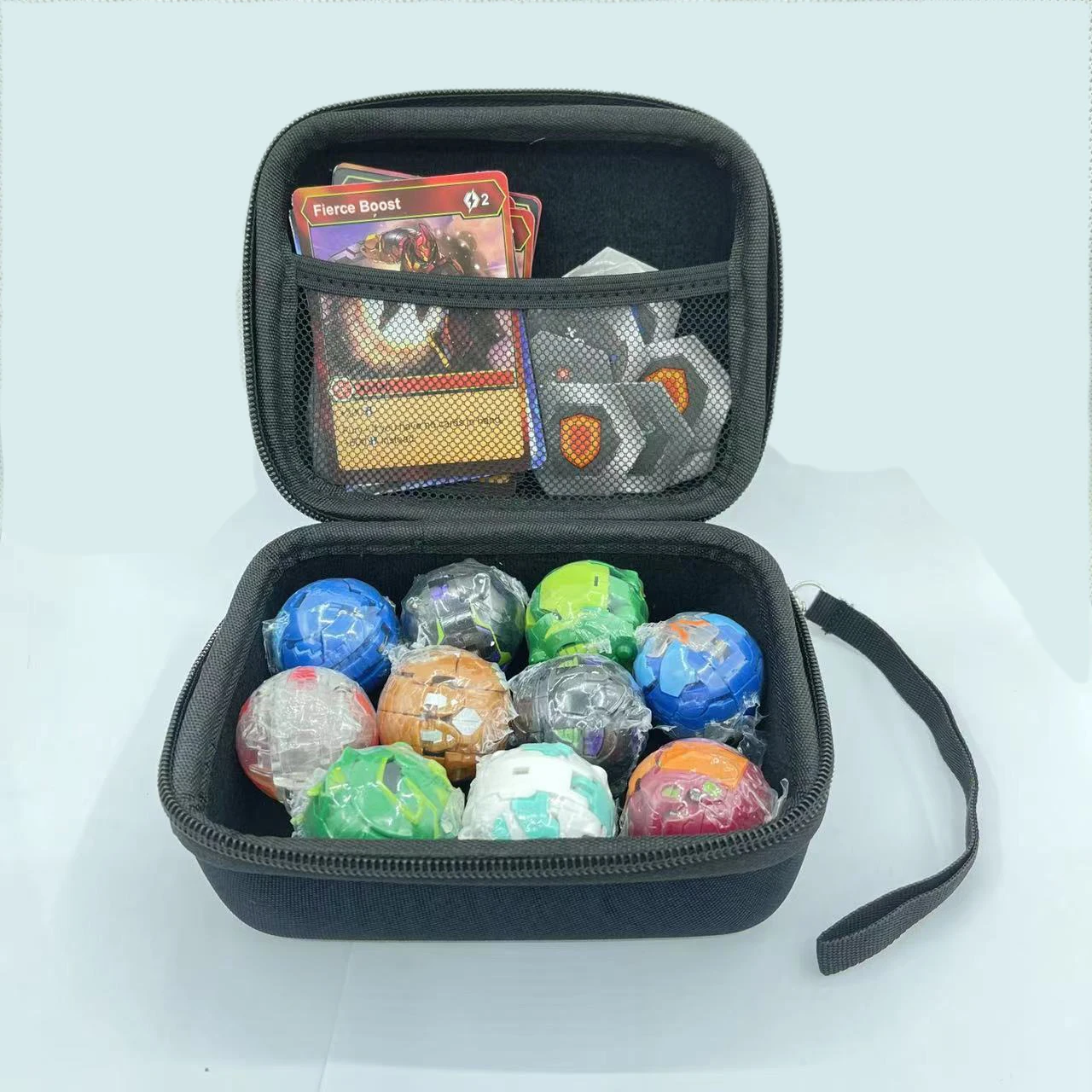 Фото Новый боевой мяч Bakuganes катапульта Монстр экшн Карманный Монстр карточная коробка совместимая с покемоном торговля детскими игрушками №5