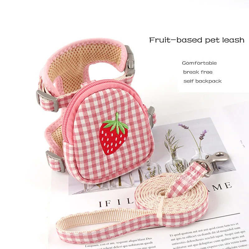 

Милый ремень для собак и кошек с рюкзаком