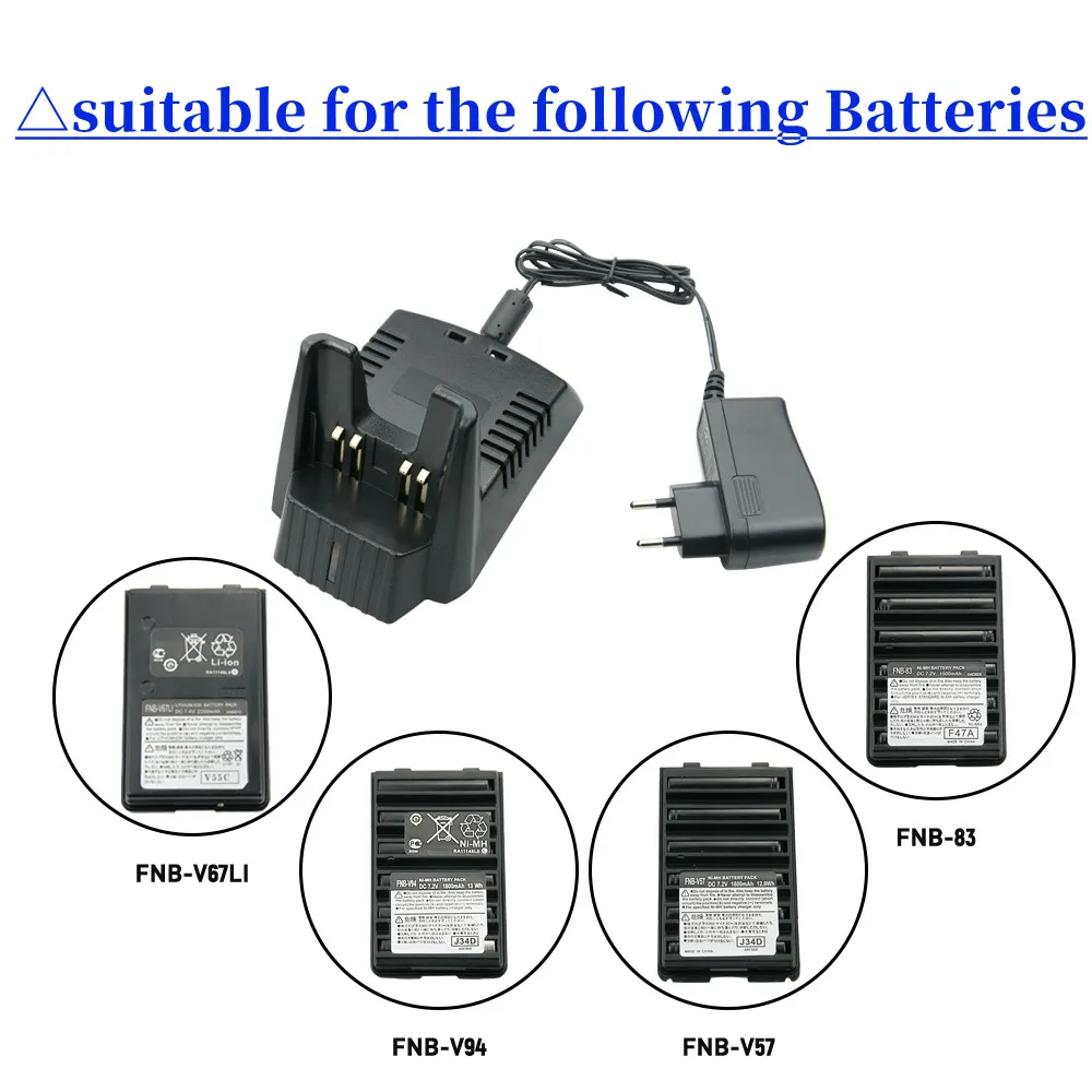 FNB-V67LI Li-ion Battery CD-30 Desktop Charger for YAESU Vertex VX-160 VXA-210 VX-150 FT-60R Two Way Radio Charger Base