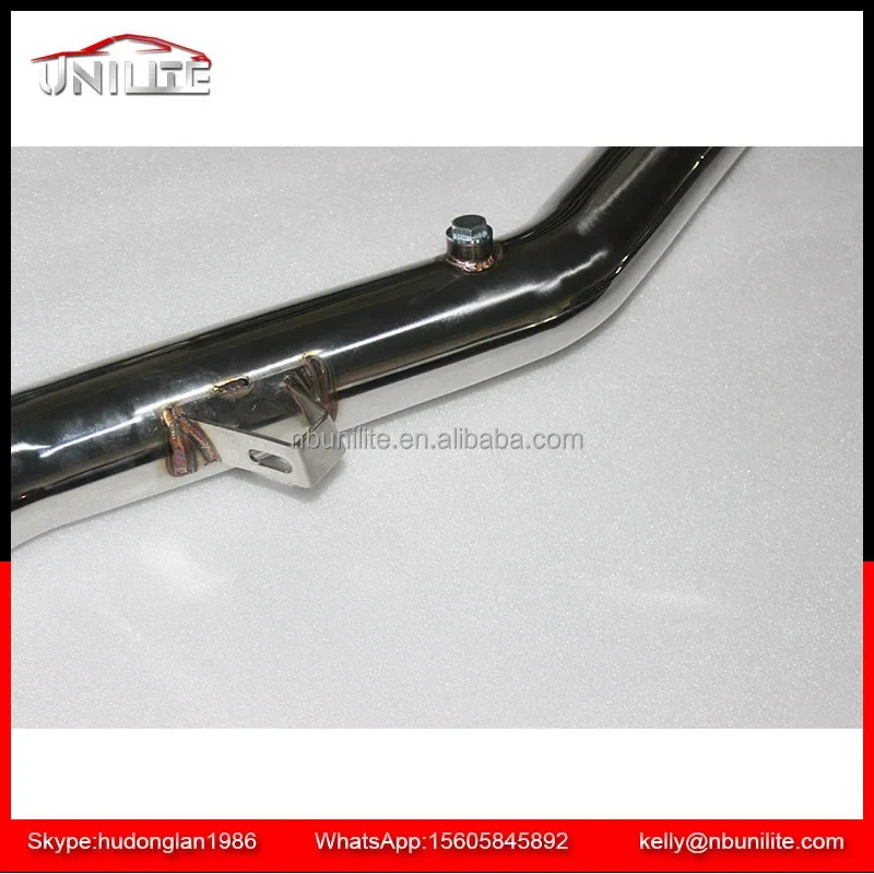 Подходит для S*UBARU WRX/STI 2008-2012 3-дюймовая спусковая трубка с лацканами без косточек