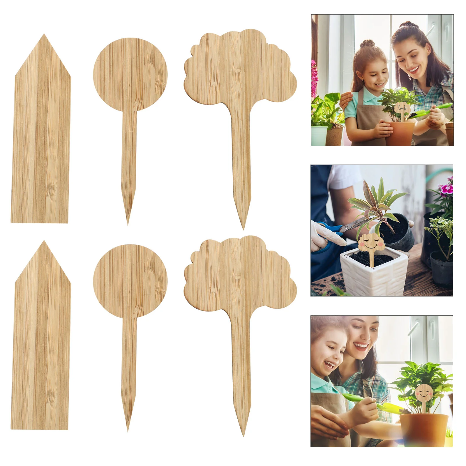 

30 шт., простые этикетки для растений