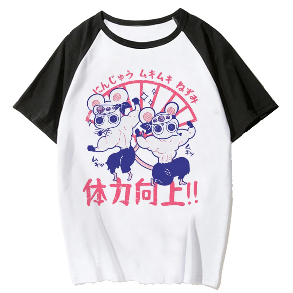 

Demon Slayer Kimetsu No Yaiba tshirt women summer manga t shirt girl funny manga harajuku clothes