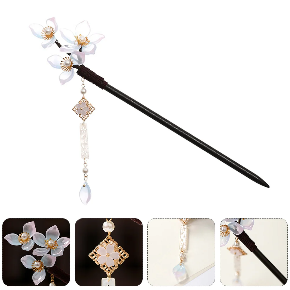 

Hair Stickchopsticks Women Accessories Chinese Wooden Vintage Sticks Asian Chopstick Retro Bridal Tassel Hairpins Pin Hairpin