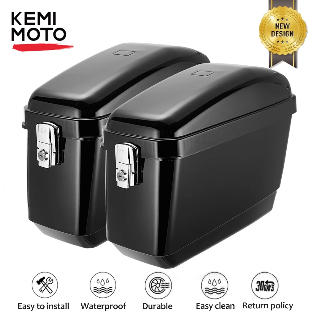 

Universal Trunk Saddle Bag Luggage Bracket Luggage Bag Hard Bag For Suzuki For Kawasaki for Softail for BMW For Honda For Shadow