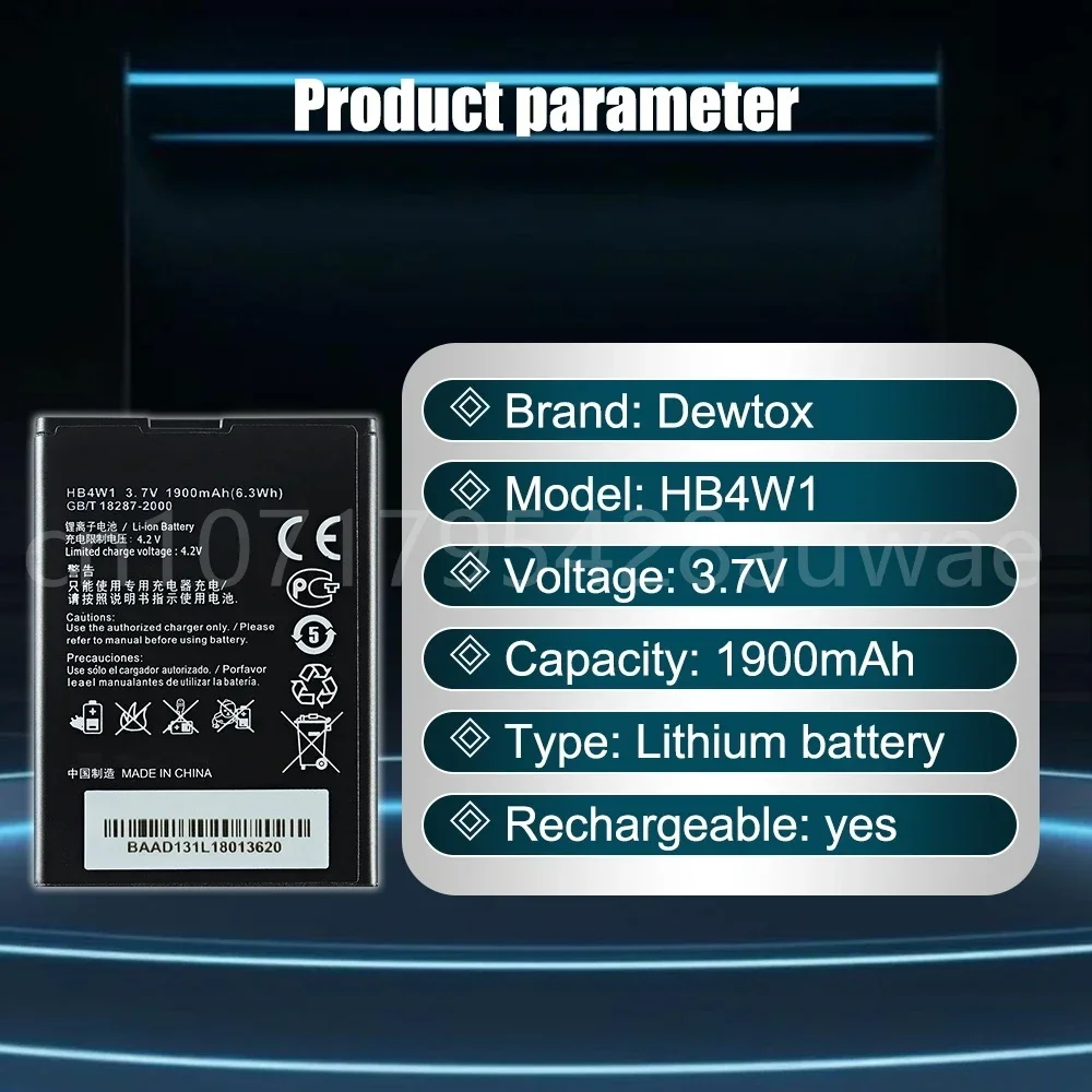 100% новый сменный аккумулятор для Huawei HB4W1 G510 G510-0200 G525-U00 Y210 внешний мобильного