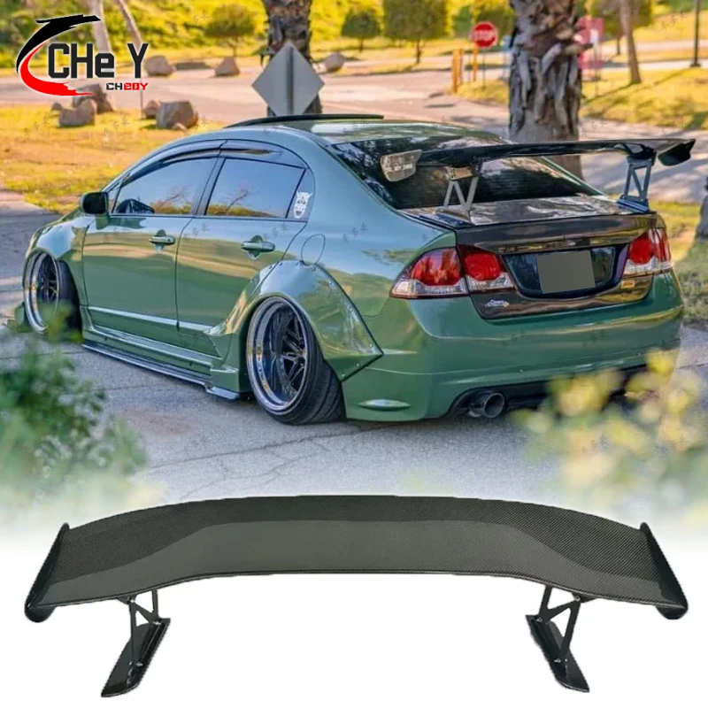 Для Honda Civic 2006-2012 General Motors стиль fd2 крыло спойлер из углеродного волокна багажный