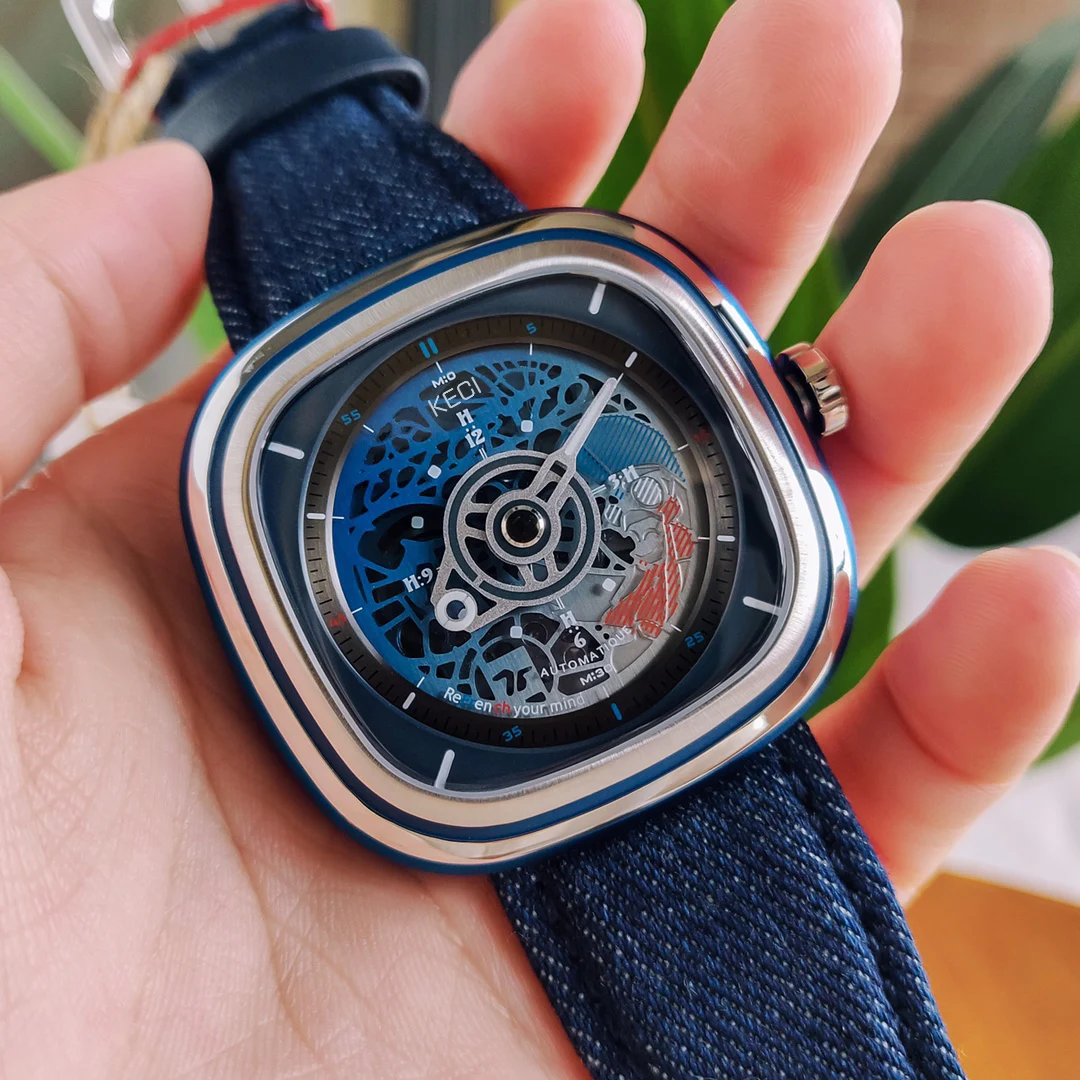 

Personalized Luxury Brand SF-11/01-X152 Automatic Mechanical Seven Watches MIYOTA Movement NFC Work Friday Wristwatch Clock Gift