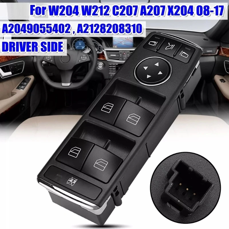 Оконное стекло кнопка лифта подъем стекла 2048700251 2049053905 2049055402 для E350 GLK220 W204 W212