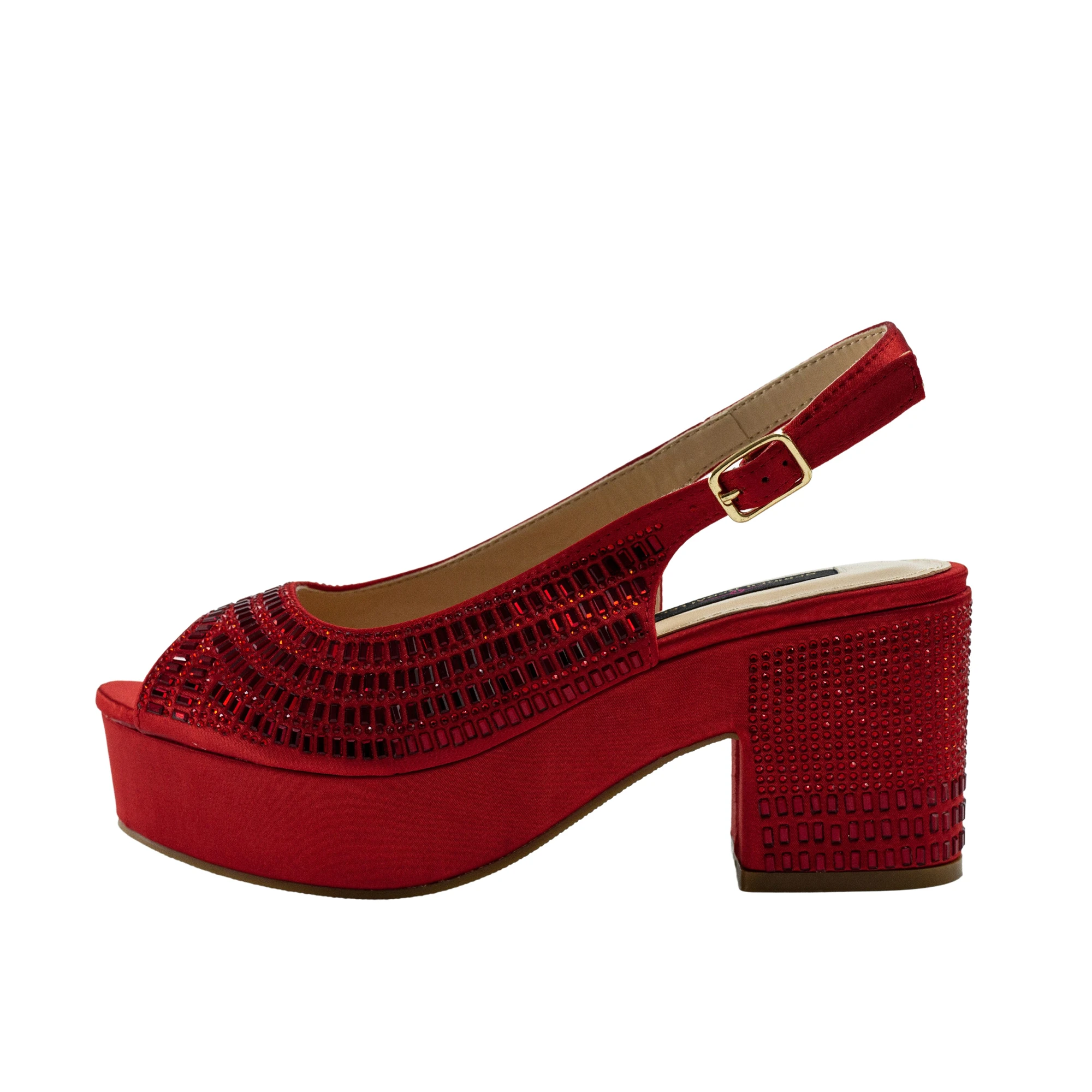 Top Designer Sandals Chunky Shoe Platform Shoes Wedding Dress Pumps Nigerian Square Heeled Pumps Sandals Lady Party High Heels