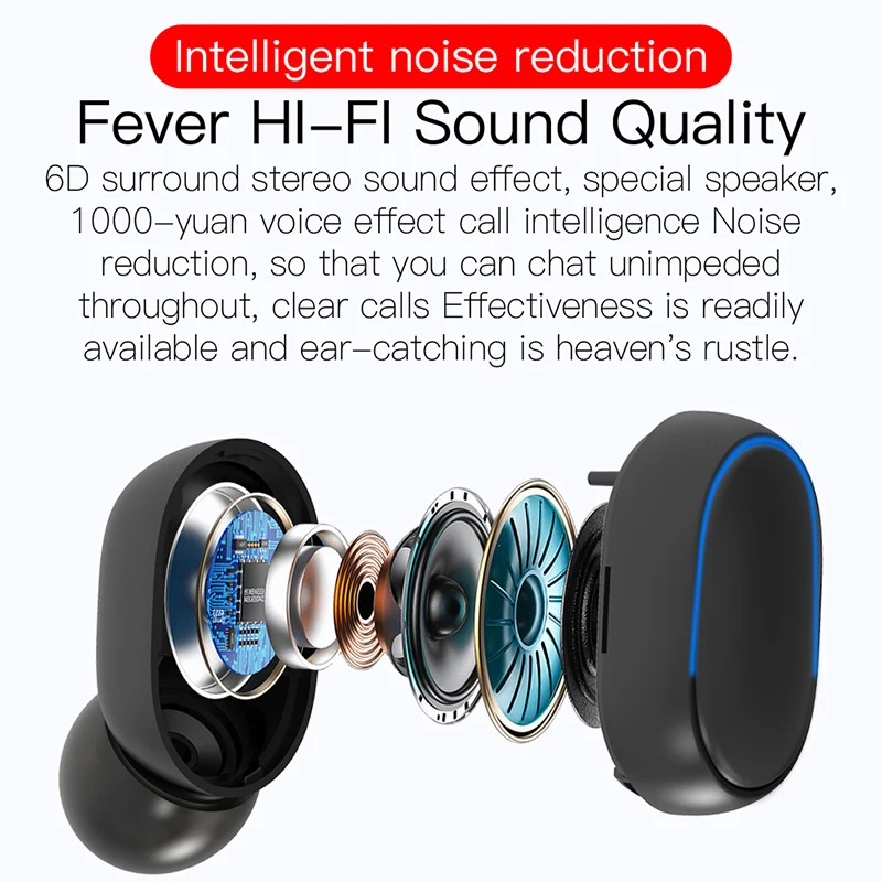 Беспроводные наушники E7S Bluetooth-наушники Спортивная игровая гарнитура для iPhone Huawei