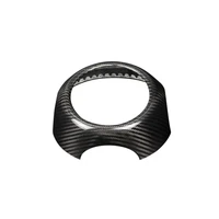 real carbon fiber steering wheel abs cover trim fit for mini cooper cluman r55 r56 r57
