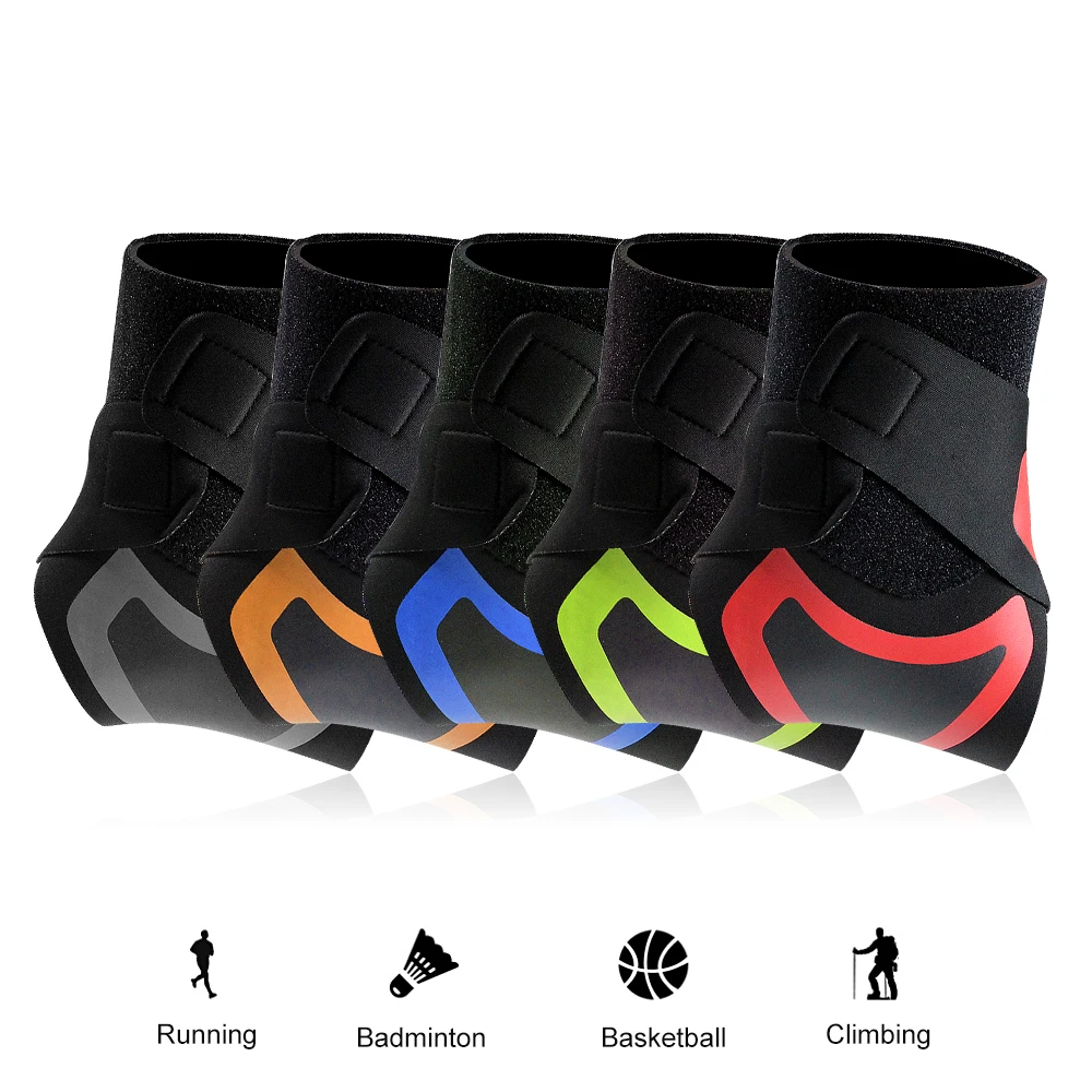 1 шт. фитнес-спортивный бандаж на лодыжку эластичный для тренажерного зала