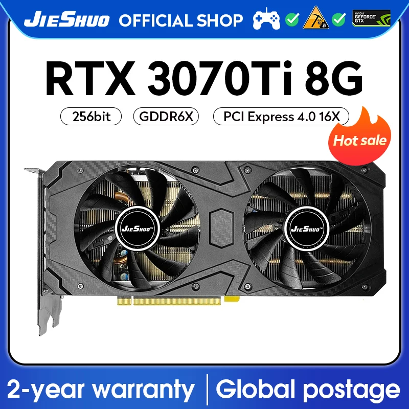 Видеокарта JIESHUO RTX 3070TI 8 Гб 256 бит NVIDIA GDDR6 GPU | AliExpress