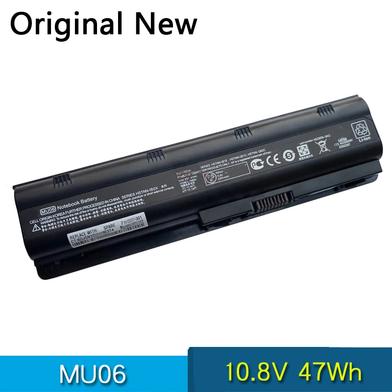 Новый оригинальный аккумулятор MU06 для HP Pavilion G4 G6 G7 G32 G42 G56 G62 G72 CQ32 CQ42 CQ43 CQ56 CQ62 CQ72 DM4