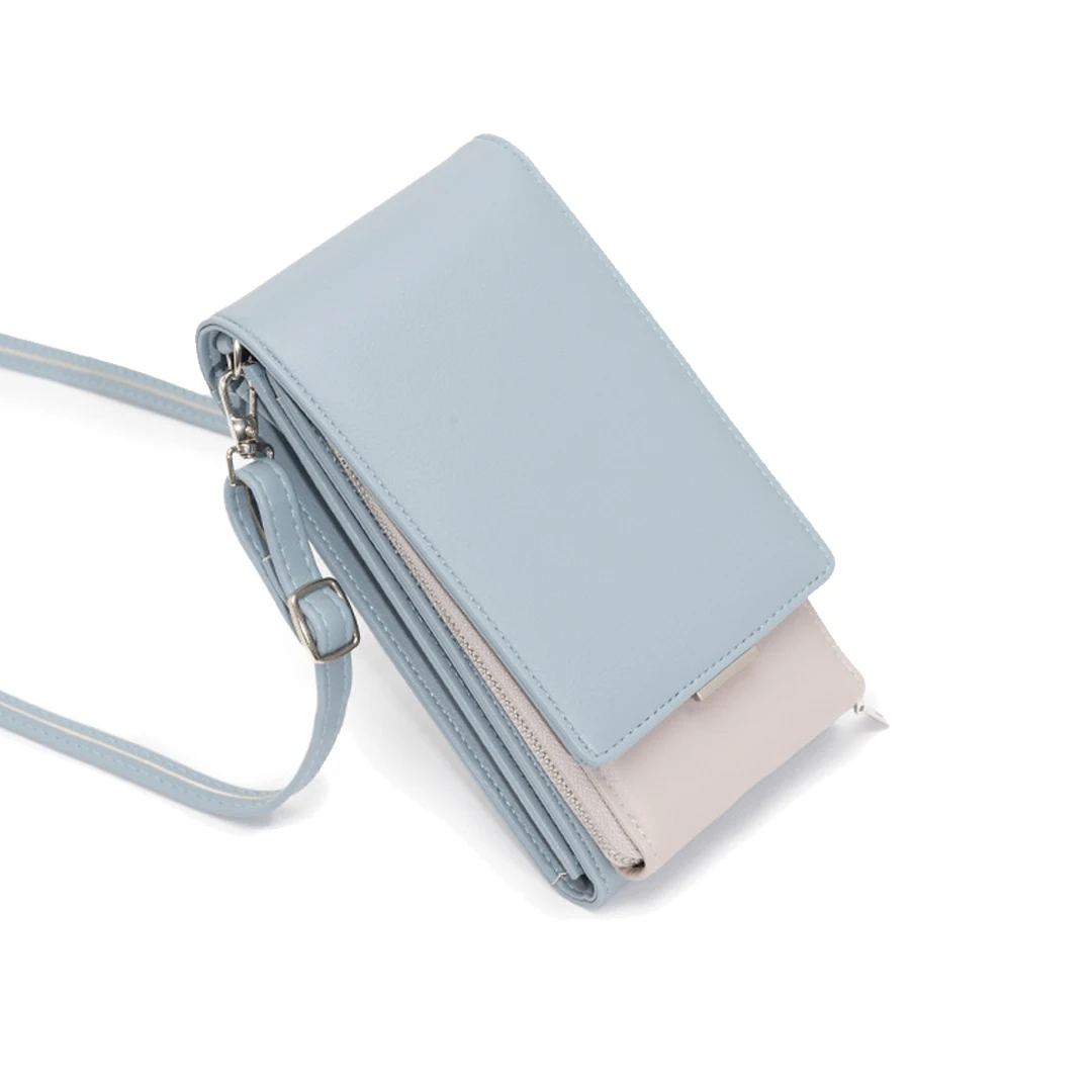 

Cellphone Shoulder Bag Women PU Leather Crossbody Bag 2022 Handbag Card Holder Messenger Bag Flap Wallet Support Customize