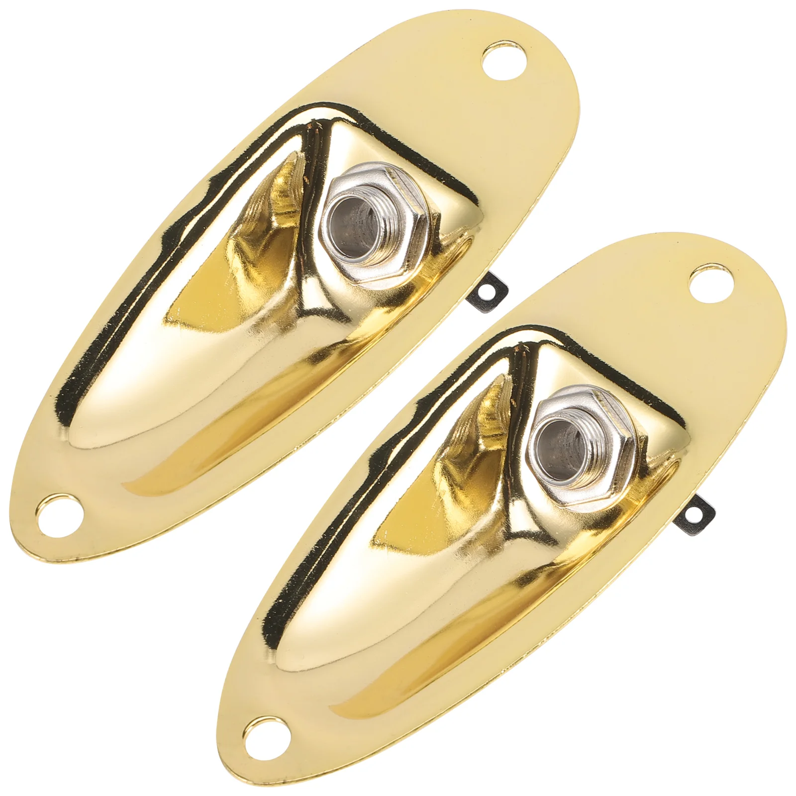 

Guitar Jacks Electric Metal Input Basssocket Plate Professional Accessories Output